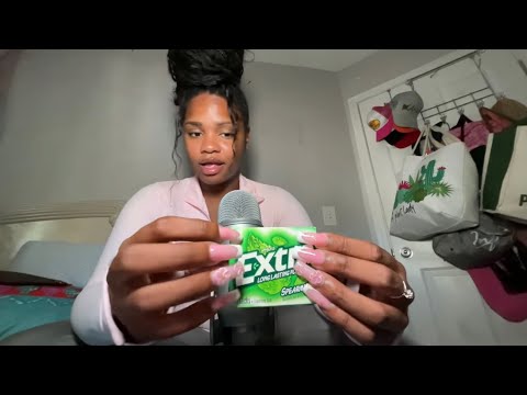 ASMR Gum Cracking and Whipersing