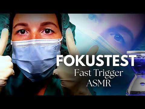 Fokustest & Latexhandschuhe 🧤 Schnelle medizinische ASMR Trigger
