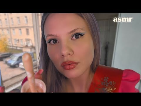 АСМР макияж от королевы школы на выпускной в туалете 👑💅