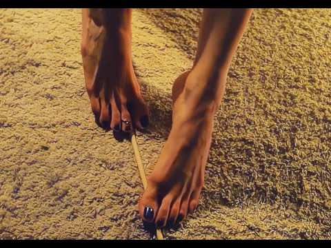 ASMR Foot Joi in Shadows ✨ Soft Touch & Gentle Carpet Sounds | Personal Care & Relaxation