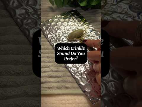 Which one do you prefer? #asmr #crinklesounds #asmrnotalking