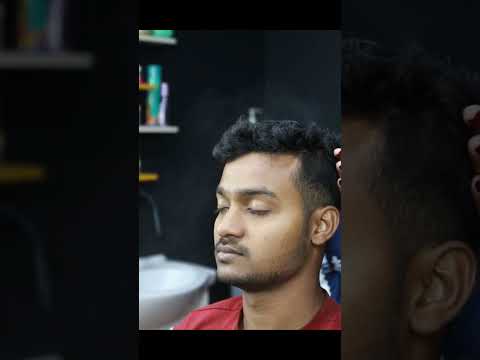 Satisfying Sounds Pin Pen Massage And Forehead Tapping ASMR By Her #ladybarber #shorts #asmr