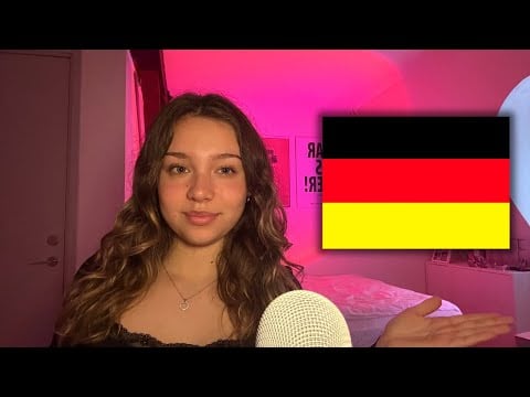 ASMR Learn German with Me! 🇩🇪💖 (trigger words and close whispers)😴