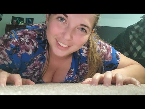 Soft Spoken Positive Affirmations | Up Close Carpet Scratching ASMR