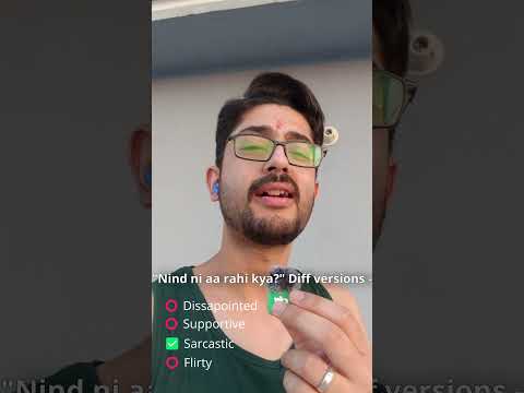 ASMR Diff version "Nind nahi aa rhi kya?"  #asmr #asmrsounds #challenge#funny