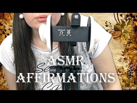 Ear to Ear Whispering ASMR Positive Affirmations (Binaural)