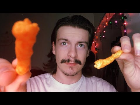 [ASMR] Visual ASMR Triggers with Cheetos | Visual ASMR | Poking Your Face ASMR