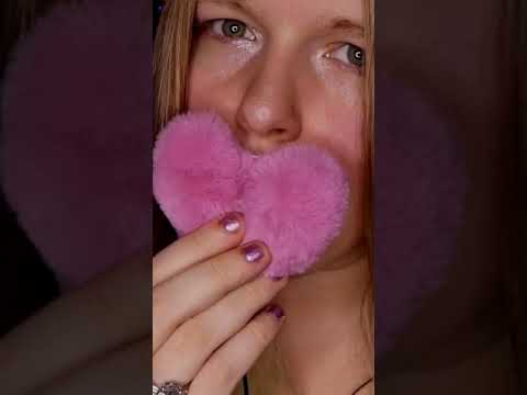 ASMR Sponge, Fluffy Mouth Sounds💦 #Shorts