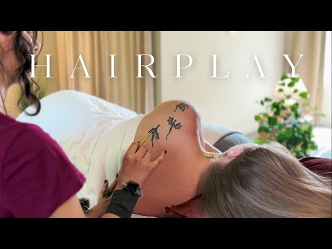Relaxing ASMR to Fall Asleep To | Brushing Sounds, Jade Combs, Braiding, Tattoo Tracing [No Talking]