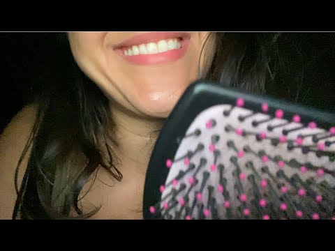 ASMR Especial 100 inscritos + Penteando seu cabelo até você dormir
