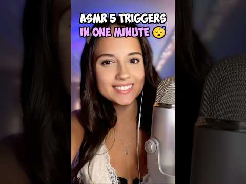 “My 5 Favorite ASMR Triggers 😴  #asmr #asmrtriggers #asmrsounds #whispering #asmrmouthsounds