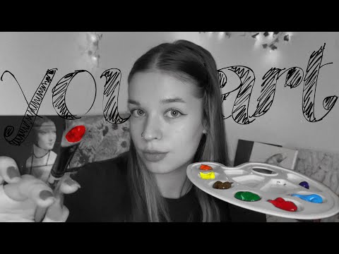 ASMR ты картина // звуки рта,неразборчивый шёпот,визуал