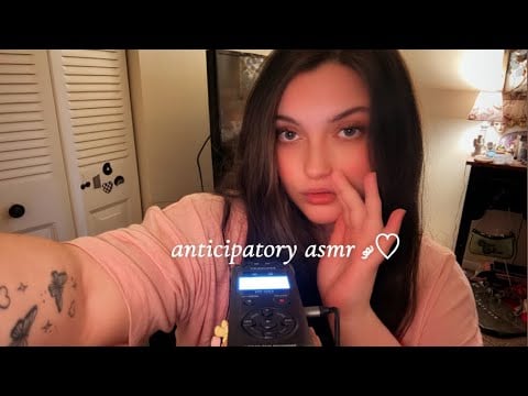 Fast & Anticipatory ASMR ~ stuttering trigger words/random triggers 