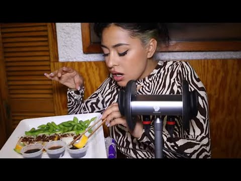 ASMR MOUTH SOUNDS + MUKBANG DE SUSHI