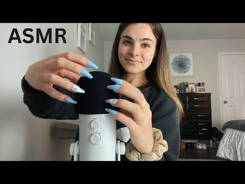 ASMR Intense mic scratching (fall asleep in 9 minutes or less!)