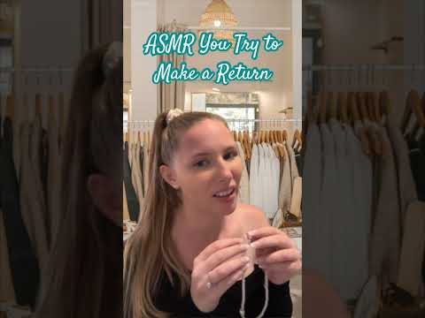 ASMR Sassy Boutique Employee 💖 #asmrvideos #asmrsound #shorts #tinglesasmr #asmr