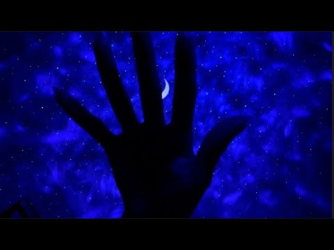 ASMR Hand Movements in the Dark with Rain Sounds 