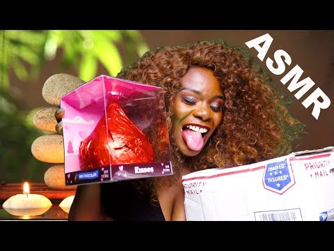 Huge👅Chocolate Kiss ASMR Eating Mouth Sounds😻@ asmrthechew