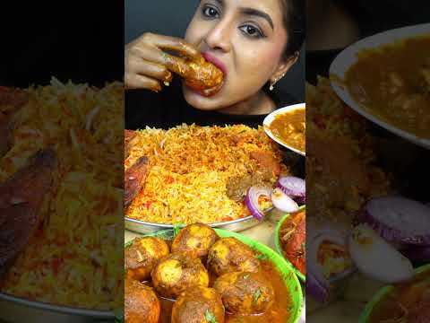Eating Malabar Prawn Masala,Arabic Fish Mandi,Mutton Curry,Chicken Tangdi Curry ASMR Eating Mukbang