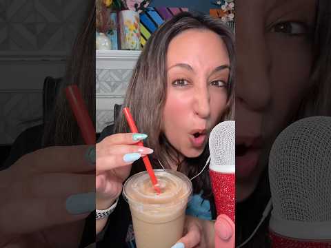 Frozen Coffee w Crushed Ice ASMR