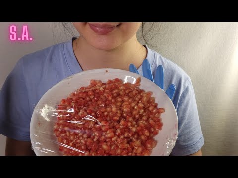 Asmr | Crunchy Pomegrante Sound (Quiet)