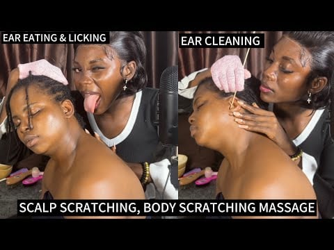 Grace spa asmr, ear eating, scalp scratching massager, back and shoulder massage for deep sleep