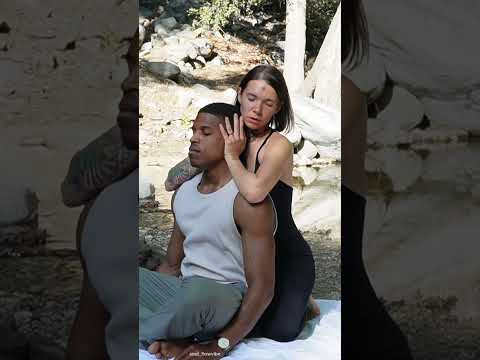 ASMR Touch Therapy by the River | Relaxing Scalp Massage for My Man