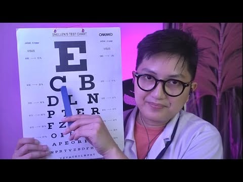 ASMR ROLEPLAY Doctor Eyes Exam | Dokter Mata