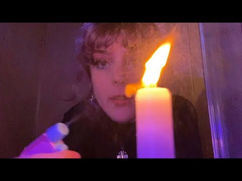 💤CHAOTIC SHOWER ASMR: Experimental water triggers!💧(Candle spraying, latex gloves, light triggers)💤