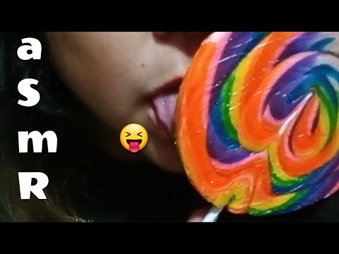 ASMR -Lami3ndo paleta🍭 / Porfin llegamos a los 1000 SUS🥳🎉