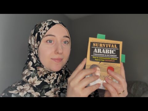 ASMR- Arabic lesson for beginners: Survival Arabic