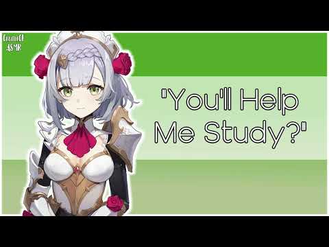 [F4A] Personal Study Session with Noelle ASMR  | Genshin Impact RP