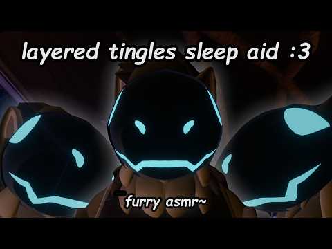 [Furry ASMR] layers of mouth sounds and tapping to tingle to (sleep aid)