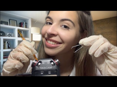 ASMR LIMPEZA DE OUVIDO BINAURAL 👂