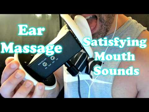 Satisfying Mouth Sounds With Ear Massage