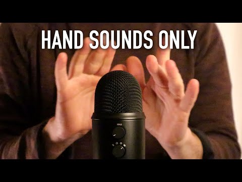 ASMR HAND SOUNDS ONLY | Finger fluttering, clicking, tapping, brushing (No Talking)