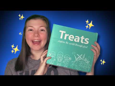 ASMR Fast and Aggressive TryTreats Unboxing and Snacking | Snack Box From India!