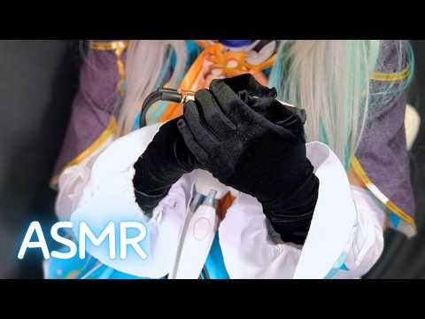 [ASMR] Firefly Cosplay | Close-Up Heartbeat Sounds × Black Velvet Gloves | Sleep & Relaxation