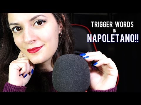 TI RILASSO CON DELLE PAROLE IN.. NAPOLETANO!😜 ASMR Ita |Trigger words, face touching|