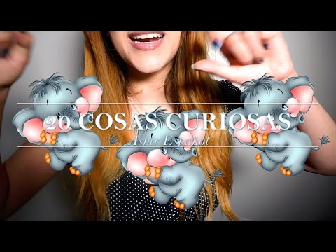 💘 ASMR Español 💘 ❤️ Ranking de 20 cosas curiosas y divertidas que no sabías ❤️