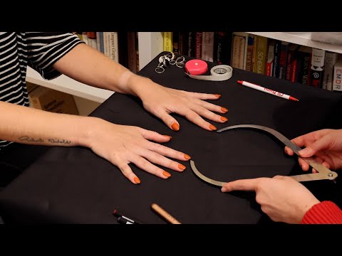 Glove Fitting | Detailed Measurements for Full Length Gloves ASMR