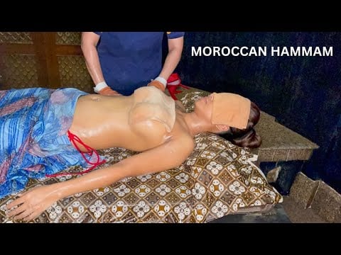 ASMR: Luxury Moroccan Bath Hammam and Massage!