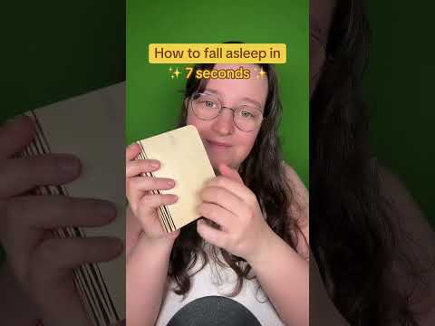 How to fall asleep in 7 seconds #asmr #asmrsounds #asmrrelax #asmrtingles #asmrsleep #relax