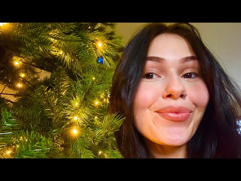 ASMR| Lo-Fi Christmas Tree Tour🎄💚 (slow triggers)