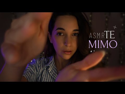 ASMR mimos en tu carita y susurros para acompañarte a DORMIR