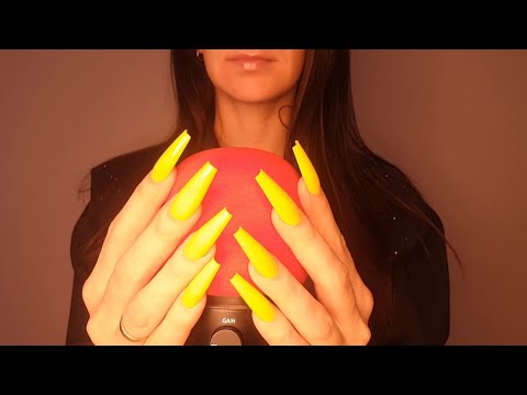 ASMR✨mic base tapping & scratching | hand movements | soft mic scratching✨