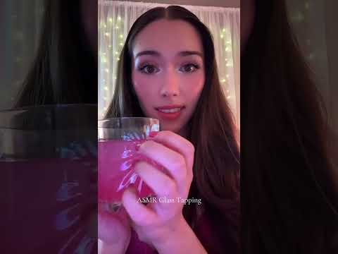 #ASMR glass tapping with my special secret potion hehe can you guess what it is?