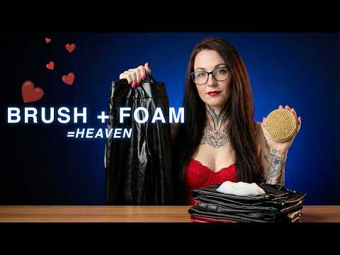 Which Leather Leggings Sounds the BEST?  Valentine's Day Leather Leggings ASMR