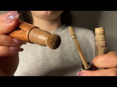 ASMR makeup on the camera  ༘⋆₊📸.𖥔 ݁ ˖  no talking & no tapping 