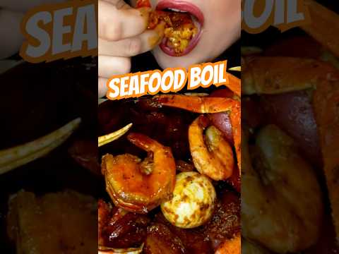 SPICY SEAFOOD BOIL #asmr #shorts